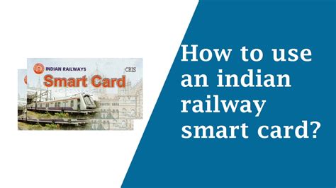 how to refill railway smart card|Indian Railways: How to recharge smart .